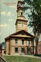 First Baptist Church Salem, MA Postcard Postcard Postcard