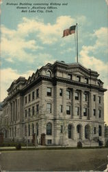 Bishop's Building containing Tithing and Ladies' Auxilliary Offices Salt Lake City, UT Postcard Postcard Postcard
