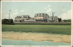 Hotel harwich from the Beach Postcard