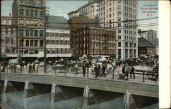 Crawford Street Bridge Providence, RI Postcard Postcard Postcard
