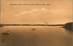 Panoramic View of Whalom lake Postcard