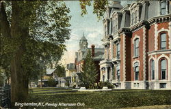 Monday Afternoon Club Binghamton, NY Postcard Postcard Postcard