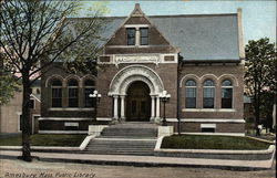 Public Library Amesbury, MA Postcard Postcard Postcard