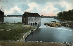 Old Tide Mill Manchester, MA Postcard Postcard Postcard