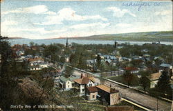 Bird's Eye View of Watkins Looking North Watkins Glen, NY Postcard Postcard Postcard