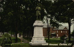 Soldiers Monument Cortland, NY Postcard Postcard Postcard