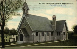 St. John's Episcopal Church Marathon, NY Postcard Postcard Postcard