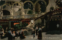 Helter Skelter Luna Park Postcard
