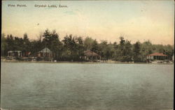 Pine Point Crystal Lake, CT Postcard Postcard Postcard