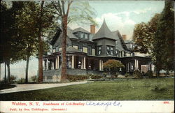 Residence of Col. Bradley Postcard