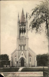 First Congregational Church Braintree, MA Postcard Postcard Postcard