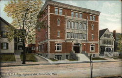 Y.M.C.A. Building, Highland Avenue Postcard