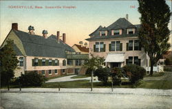 Somerville Hospital Massachusetts Postcard Postcard Postcard