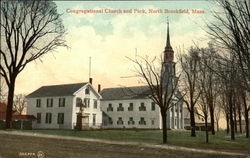 Congregational Church and Park Postcard