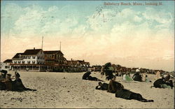 Salisbury Beach, looking North Massachusetts Postcard Postcard Postcard