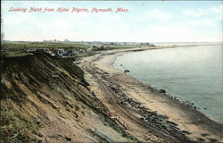 Looking North from Hotel Pilgrim Plymouth, MA Postcard Postcard Postcard