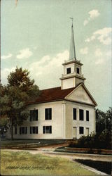Unitarian Church Pepperell, MA Postcard Postcard 