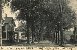 Franklin Street Greenfield, MA Postcard Postcard Postcard