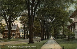 East Main Street Greenfield, MA Postcard Postcard Postcard
