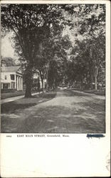 East Main Street Greenfield, MA Postcard Postcard Postcard