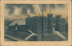 Armory Co. L. 2D Reg. M. V. M. Greenfield, MA Postcard Postcard Postcard
