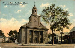 Unitarian Church Beverly, MA Postcard Postcard Postcard