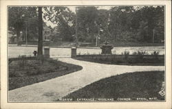 North Entrance to Highland Common Postcard