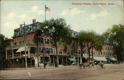 Mansion House Greenfield, MA Postcard Postcard Postcard