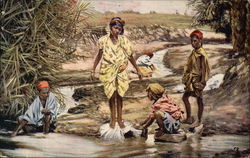 Winchester Laundry Postcard