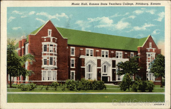 Music Hall, Kansas State Teachers College Pittsburg