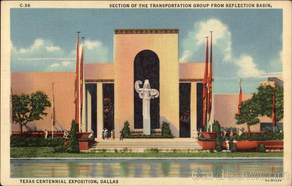 Section of the Transportation Group from Reflection Basin Dallas Texas