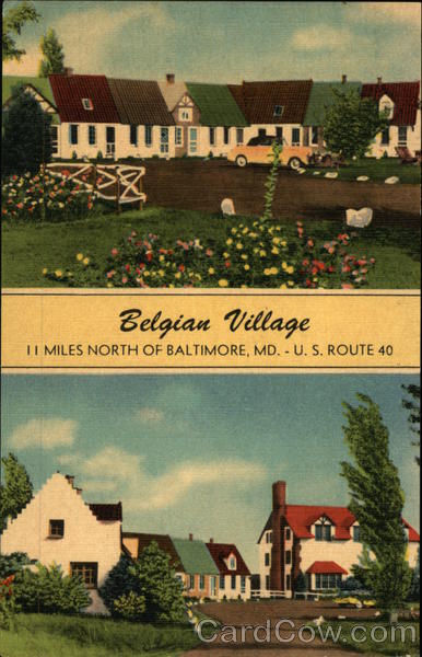Belgian Village Baltimore Maryland