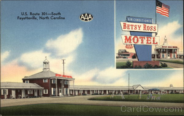 Betsy Ross Motel and Dining Room Fayetteville North Carolina