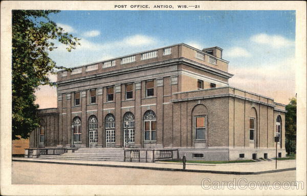 Post Office Antigo Wisconsin