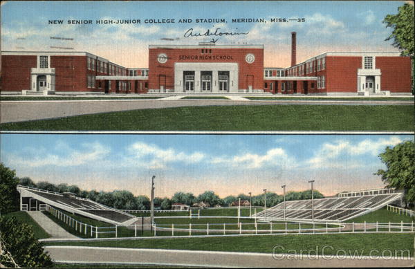 New Senior High-Junior College and Stadium Meridian Mississippi