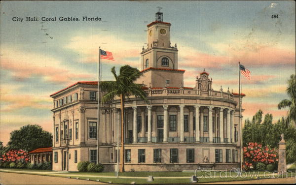 City Hall Coral Gables Florida