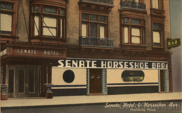 Senate Hotel & Horseshoe Bar Harrisburg Pennsylvania