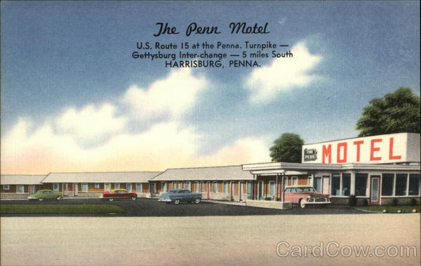 The Penn Motel Harrisburg Pennsylvania James E. Hess