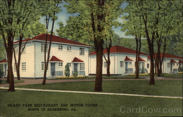Island Park Restaurant and Motor Court Duncannon Pennsylvania