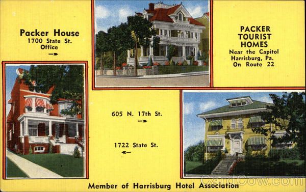 Tourist Homes - Member of Harrisburg Hotel Association Pennsylvania