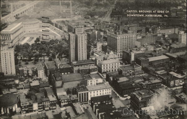 Capitol Grounds at Edge of Downtown Harrisburg Pennsylvania