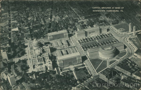 Capitol Grounds at Edge of Downtown Harrisburg Pennsylvania