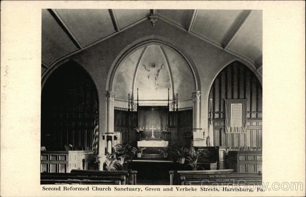 Second Reformed Church Sanctuary, Green and Verbeke Streets Harrisburg Pennsylvania
