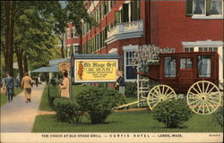 The Coach at Old Stage Grill - Curtis Hotel Lenox, MA Postcard Postcard Postcard