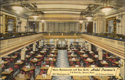 Main Restaurant and Sea Grill, Hotel Pieroni's Postcard