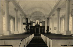 Interior of the Memorial Church, Harvard Yard Postcard