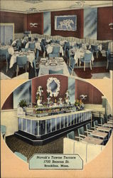 Novak's Towne Terrace Postcard