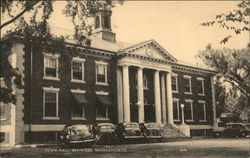 Town Hall Braintree, MA Postcard Postcard Postcard
