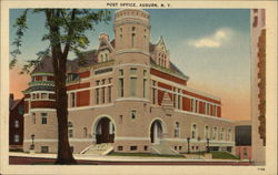 Post Office Auburn, NY Postcard Postcard Postcard