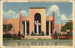 Section of the Transportation Group from Reflection Basin Postcard
